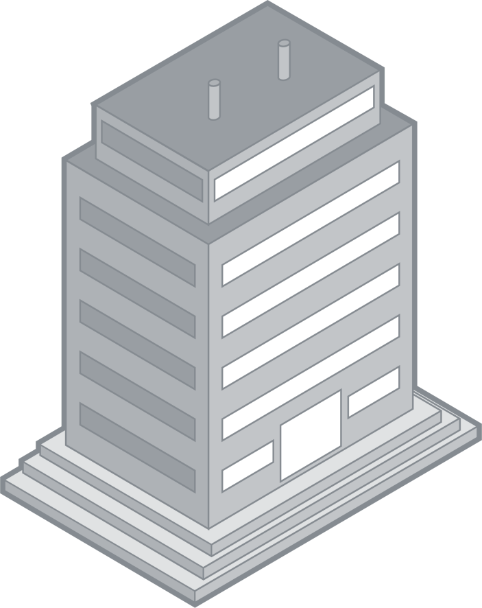 Data Center Building Isometric
