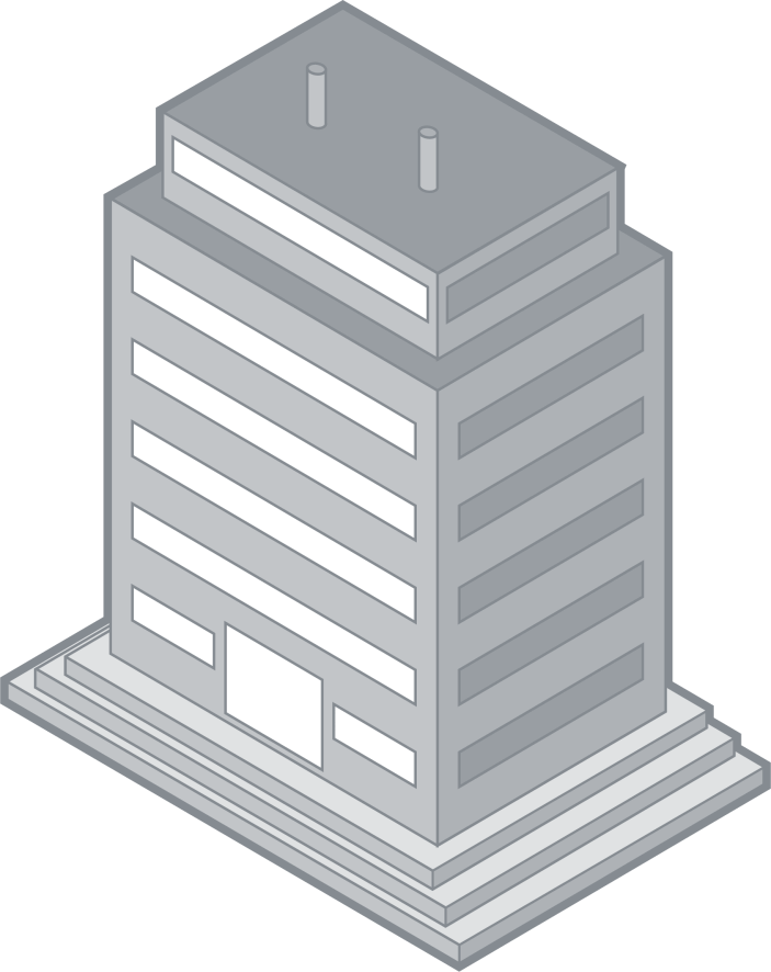 Data Center Building Isometric