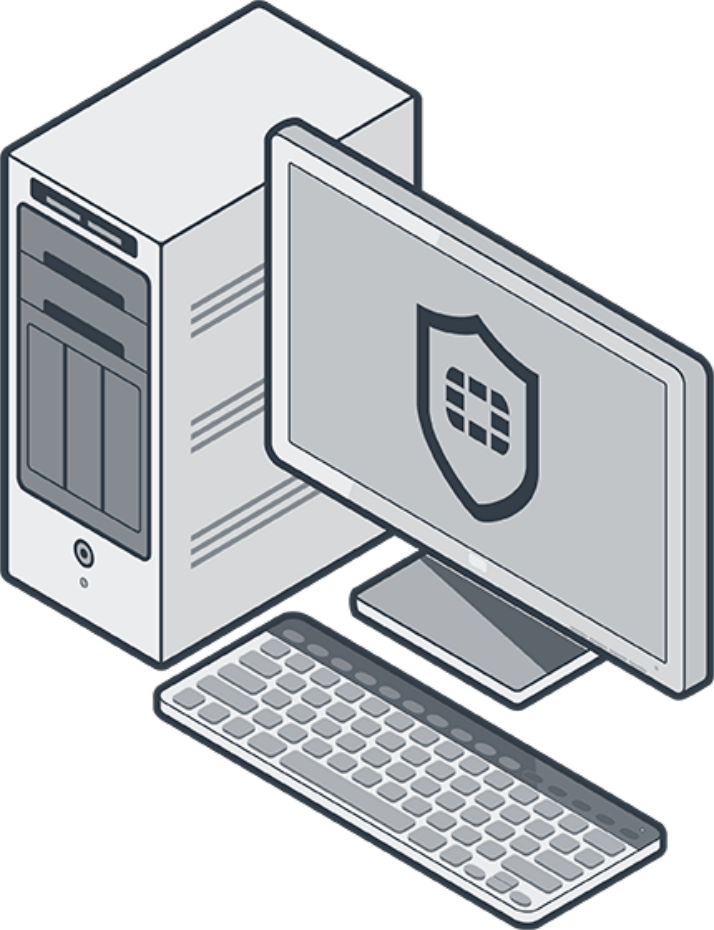 FortiClient Desktop Isometric