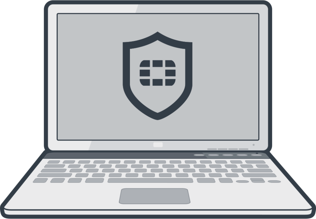 FortiClient Laptop Front