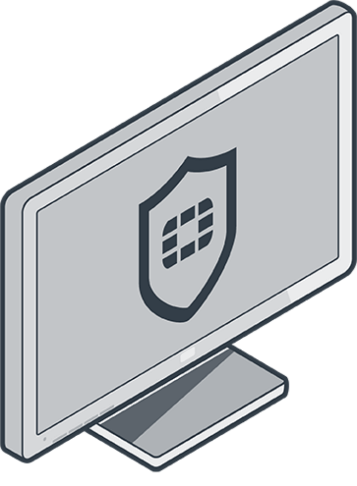 FortiClient Monitor Isometric