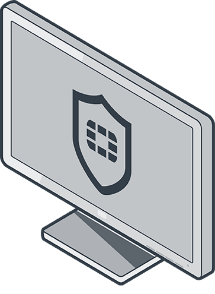FortiClient Monitor Isometric