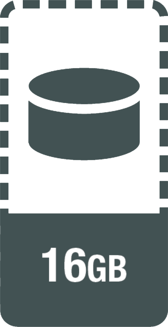 Storage 16GB
