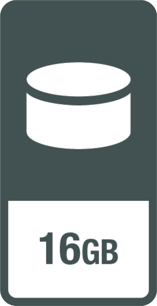 Storage 16GB
