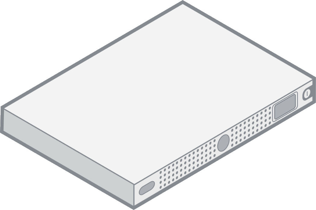 1U Server Isometric