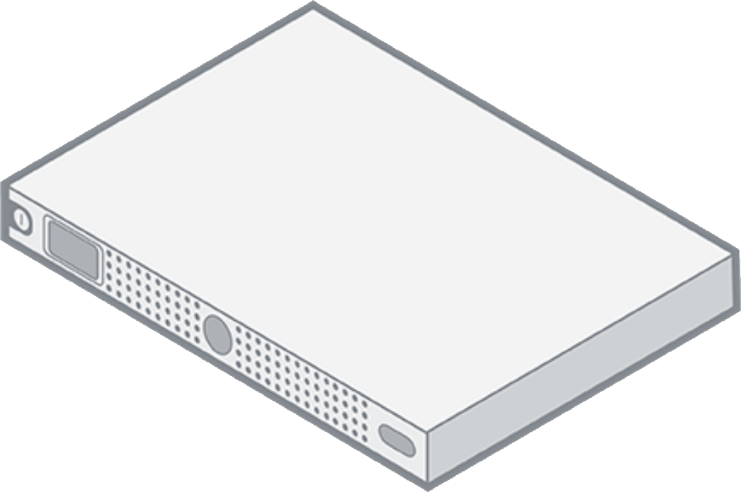1U Server Isometric