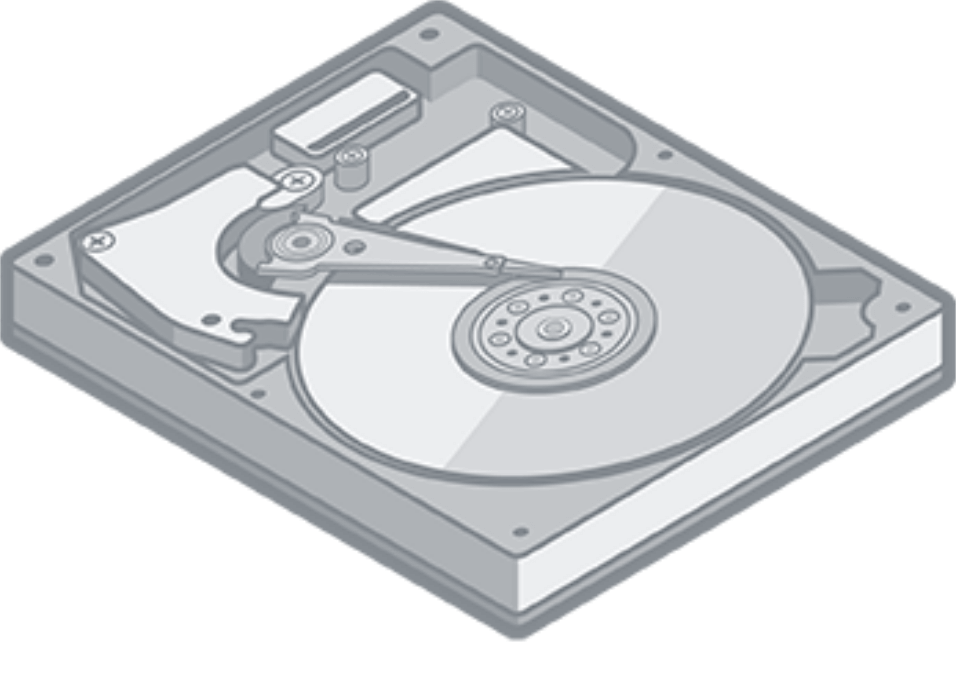 Hard Drive Isometric