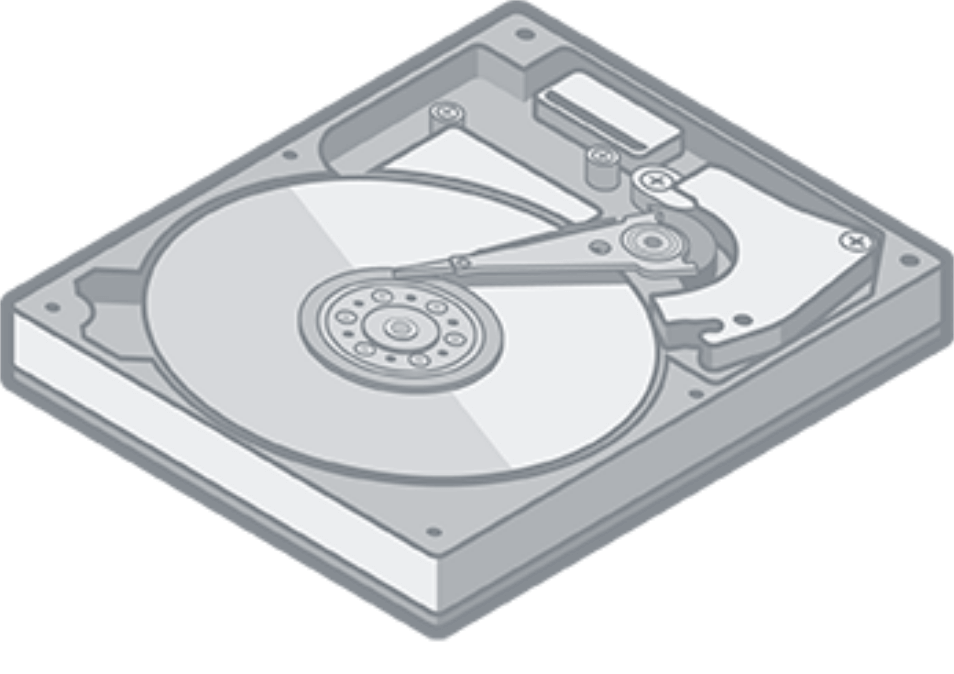 Hard Drive Isometric