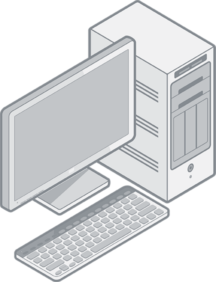 Monitor/Desktop Isometric