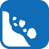 disaster landslide 100px icon bluebox