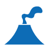 disaster volcano 100px icon