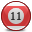 eleven_red_pool_ball_half