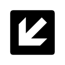 arrow_down_left