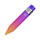 pencil-front-gradient