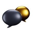 chat-bubble-front-premium