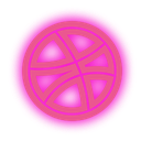 social_media_icons_neon_set_256x256_0014_dribbble